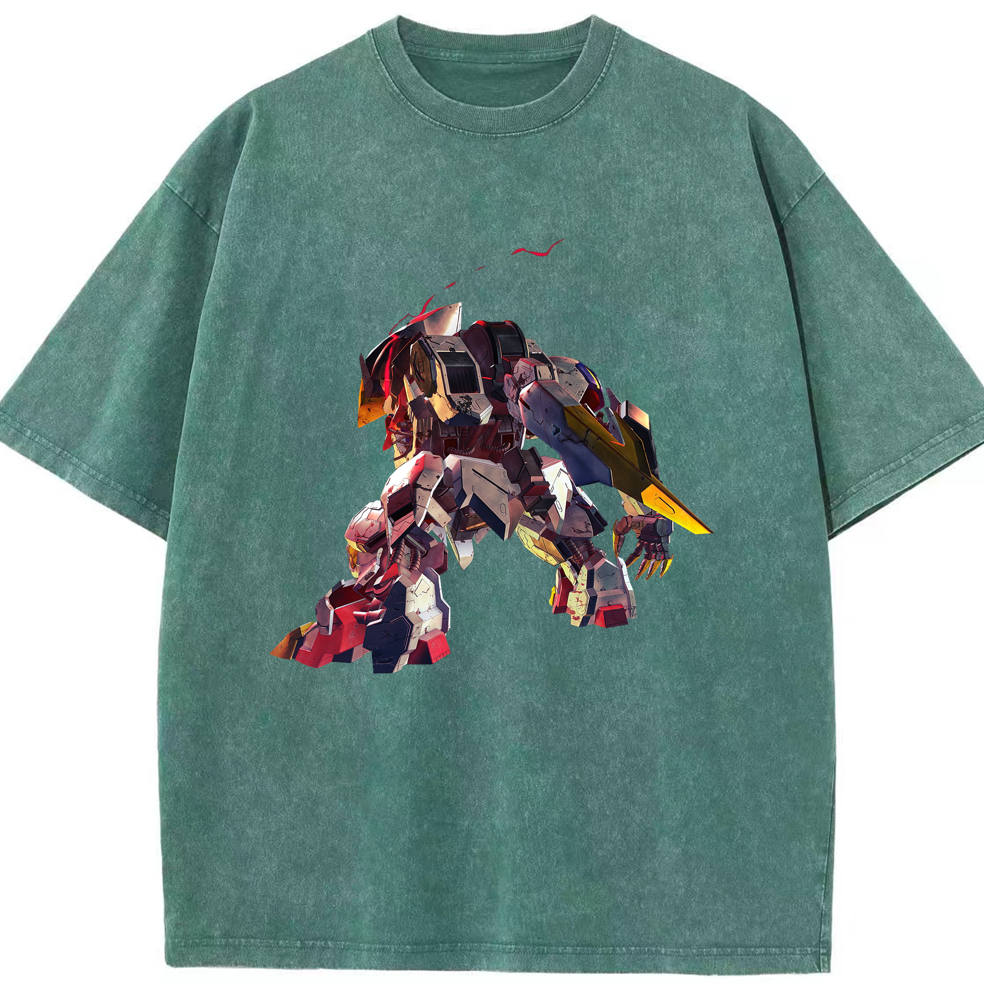 （画像用） 機動戦士ガンダム Mobile Suit Gundam 綿100% ヴィンテージ風 半袖Tシャツ（フロントプリント）